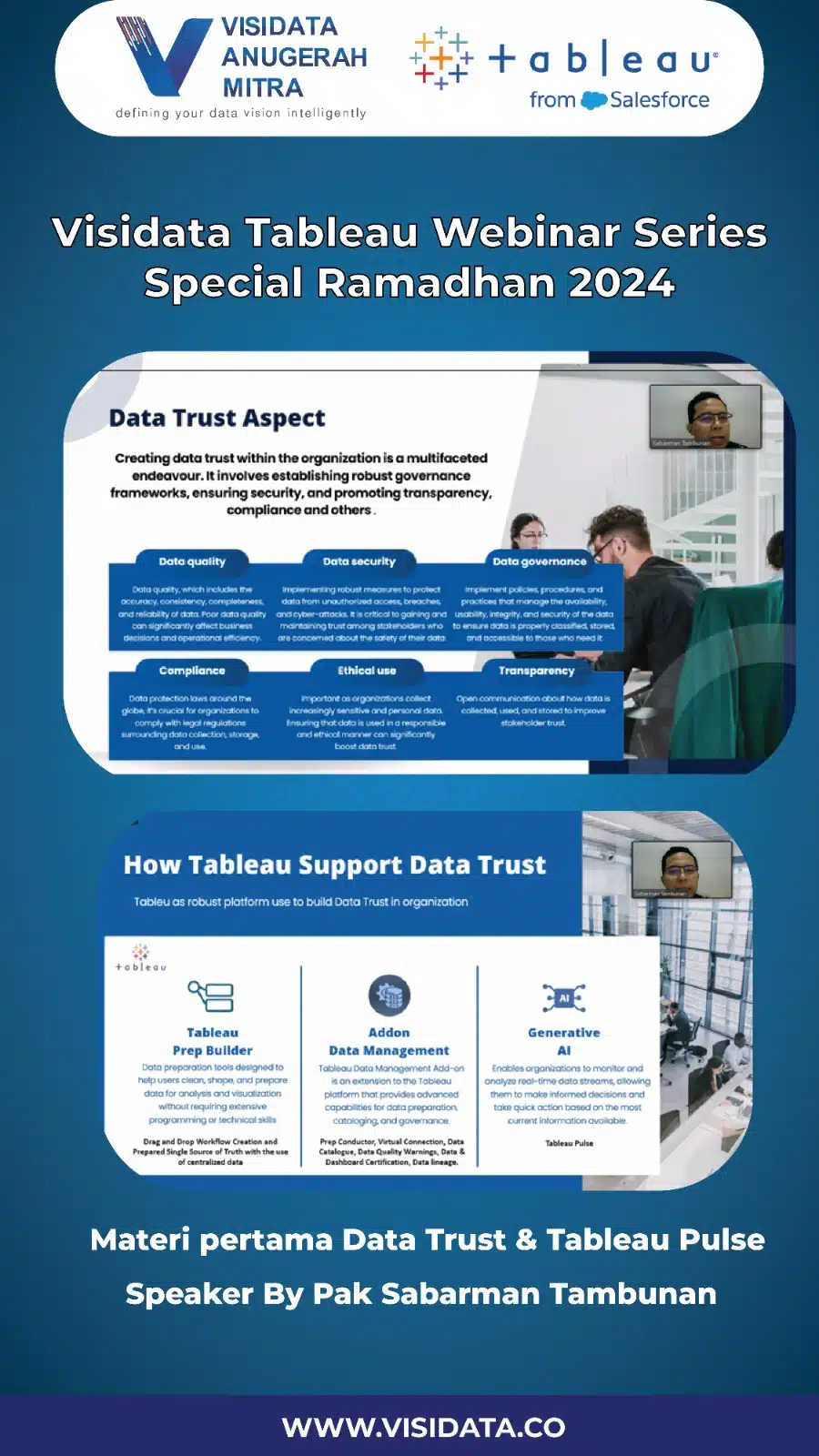 Webinar Series Visidata Tableau Embedded Analytics (Connected Apps) (2)